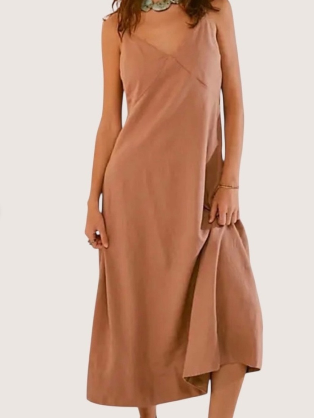 Free People Midi linen dress